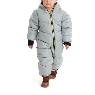 Afbeelding van Killtec Uniseks kinderkarter mini overall in dons look met capuchon, rookblauw, 86 92 EU