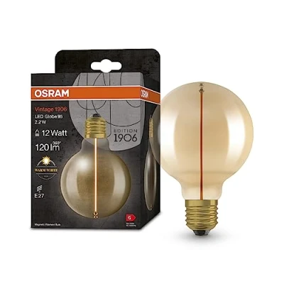 Afbeelding van OSRAM Vintage 1906® Klassieke Globe95 lamp, 2,2W, 120lm