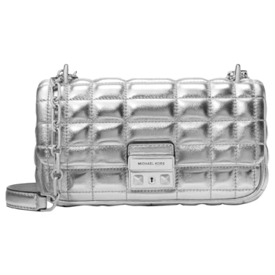 Afbeelding van Michael Kors Tribeca CONV Chain Schoudertas silvercoloured, Dames, Maat: One Size, Silver coloured