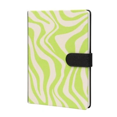 Afbeelding van Kokonote Bullet Journal Notitieboek Luxe Neon Tracks Stof Hardcover Kladblok Reisdagboek om zelf te schrijven Dotted Diary