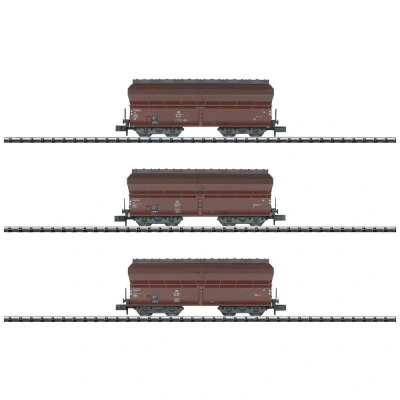 Afbeelding van MiniTrix 18268 N 3 delige set zelflossers Kokstransport deel 1 van de DB
