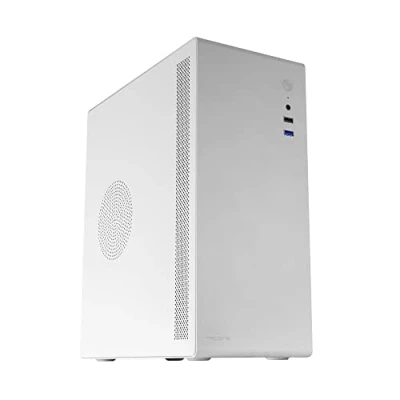 Afbeelding van Tacens ORUMX, Slim mini torenbehuizing Micro ATX, Ultracompact, Stalen Frame, Ventilator 80 mm, Wit