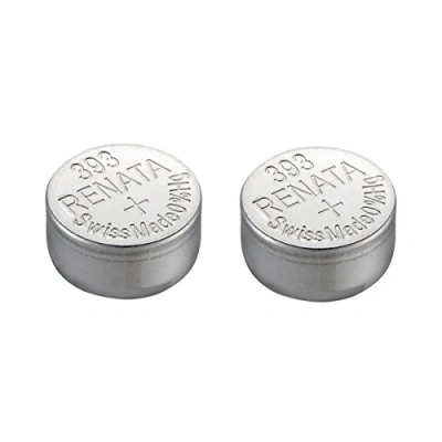 Afbeelding van Renata Horloge batterij Swiss Made 393 of SR754SW AG5 1.5V snel schip (2 x SR 754 SW)