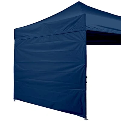 Afbeelding van ABCCANOPY Zijpaneel voor 3 x m tuinhuisje met rechte pijpen, 1 pak alleen zijwand (marineblauw)