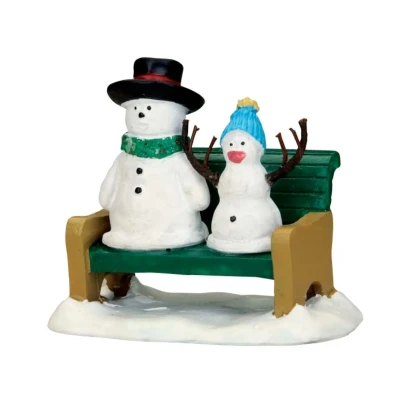 Afbeelding van Snowdad and snowbaby LEMAX
