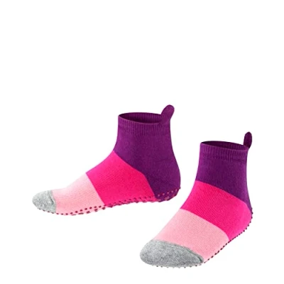 Afbeelding van Falke Colour Block Homepads Sokken voor kinderen, Maat: 19 22, Crocus (6962)