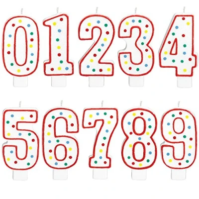 Afbeelding van Amscan Verjaardagskaars 3 Jaar Rood 19 Cm