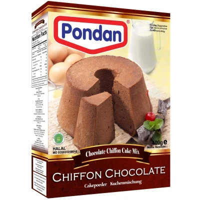 Afbeelding van Pondan Cakemix Chiffon Chocolade