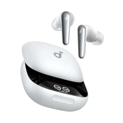 Afbeelding van soundcore Liberty 4 Pro van Anker, draadloze oordopjes met iruisonderdrukking, 7 sensoren, realtime adaptieve ruisonderdrukking, 2x sneller opladen, hifi muziek op studioniveau,6microfoons en Al.