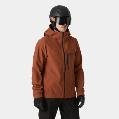 Afbeelding van Helly Hansen Men Swift 3L Shell Jacket Iron Oxide maat S