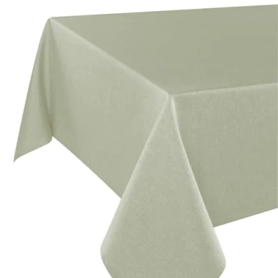 Afbeelding van Tafelkleed Wien Home, modern tafellinnen met vlekbescherming, voor het hele jaar, groen, 140 x 280 cm