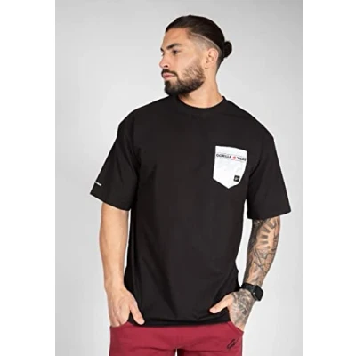 Afbeelding van Gorilla Wear Dover Tshirt print, Heren, Maat: Large, Black