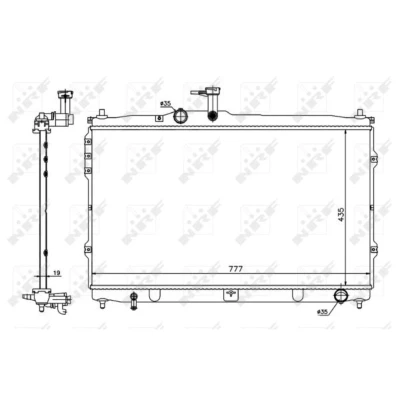 Afbeelding van NRF Radiateur 58419