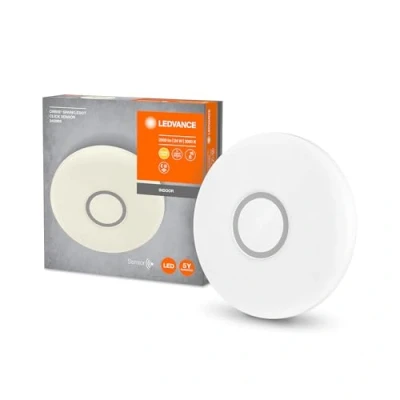 Afbeelding van Osram armatuur 24w 1680lm 3000k cri80 89 80graden ip20 opbouw bewegingssensor beh wit staal 4058075472877