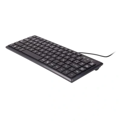 Afbeelding van UNYKAch KB 302 Mini toetsenbord, USB, QWERTY, zwart toetsenborden (mini, membraantoetsenbord, zwart)