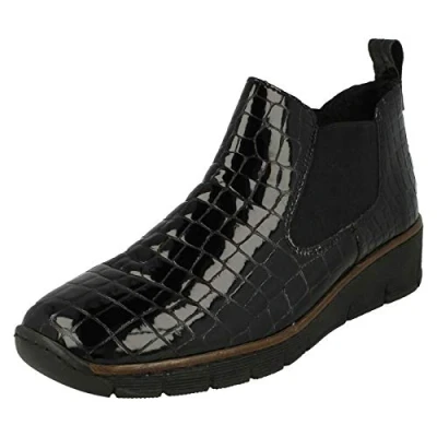 Afbeelding van Rieker 53794 01, Klassieke laarzen. Dames 38 EU