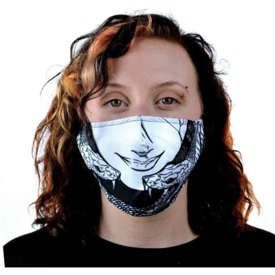 Afbeelding van Heartless MEDUSA Masker Mondkapje Zwart