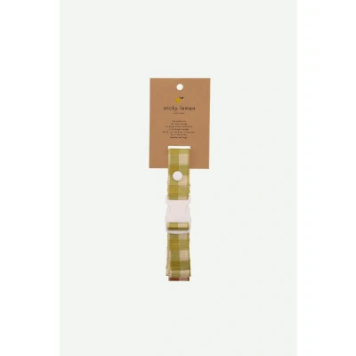 Afbeelding van Sticky lemon borstriem voor rugzak colourblocking gingham willow brown