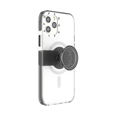 Afbeelding van PopSockets: PopCase voor MagSafe Hoesje iPhone 12 / Pro met een Verplaatsbare PopGrip Slide Standaard en Grip Verwisselbare Top White