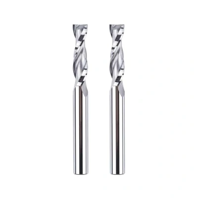 Afbeelding van SpeTool 2 Stuks Spiraalfrees 6mm Schacht Upcut 24mm Snijlengte Router Bits Frees voor Bovenfrees Fluiten CNC Freesset Nuttenfrees VHM Schachtfrees Houtfrees Spiraalnuttenfrees Langgatfrees