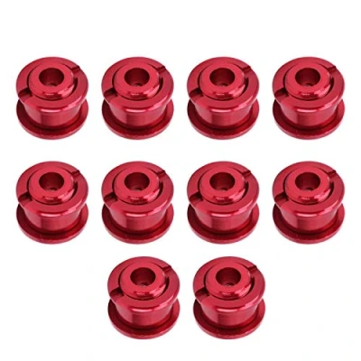 Afbeelding van Fiets Kettingblad Bouten 4.9 MM Single Speed ​​Kettingblad Legering Crankstel Kettingwiel voor Mountainbike Racefiets 10 stks(Rood)