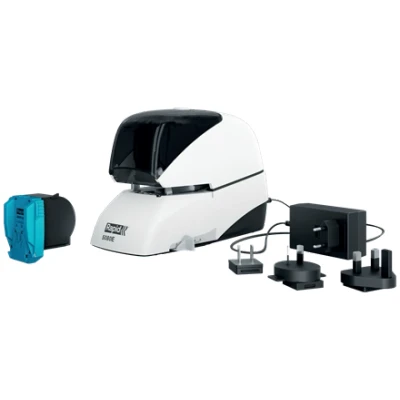 Afbeelding van Rapid elektrische nietmachine 5080E, zilver/oranje
