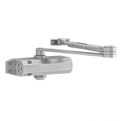Afbeelding van Yale 3500 0001 60 Deursluiter voor deuren met normale arm zilver behuizing + standaard box