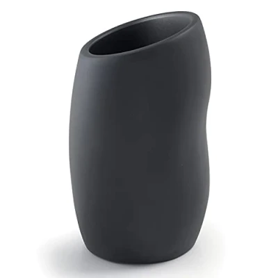 Afbeelding van Tandenborstelhouder Sapho Iside Vrijstaand 13x8.5x8.5 cm Polyresin Mat Zwart