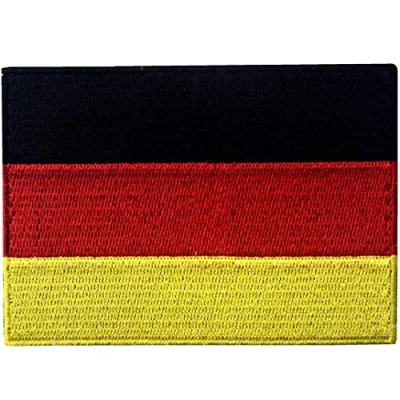 Afbeelding van ZEGIN Duitsland vlag geborduurd Applique ijzer op naaien vlekken badge
