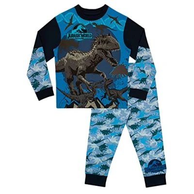 Afbeelding van Jurassic World jongens pyjama meerkleurig 128, Meerkleurig, 128