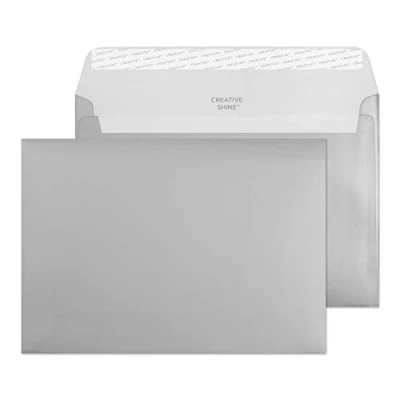 Afbeelding van Blake Creative Shine 312 enveloppen zelfklevend zilver metallic C5 162 x 229 mm 130g/m² 500 stuks