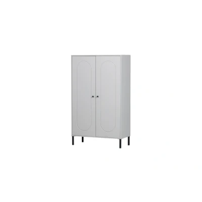 Afbeelding van WOOOD Xina Lage Kast Grenen Wolkengrijs 149x90x40
