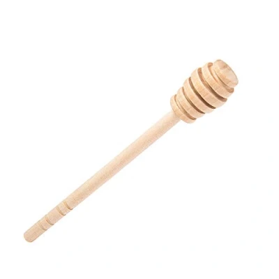 Afbeelding van DESIOLE Houten Honing Mengen Roerder, 6 Inch Dipper Sticks Lepel