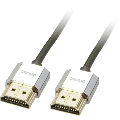 Afbeelding van LINDY 41670 HDMI kabel Aansluitkabel A stekker, stekker 0.50 m Zwart 4K UHD