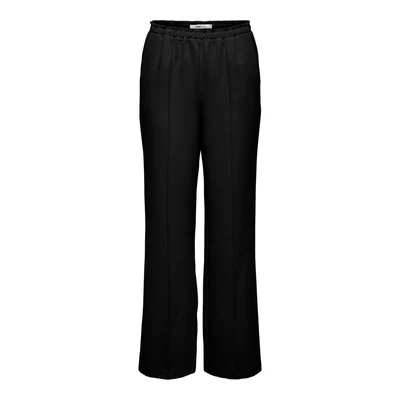 Afbeelding van ONLY Onlabba Hw Pb Pintuck STR Pant Cc TLR stoffen broek voor dames, zwart, 36W x 32L
