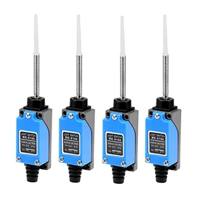 Afbeelding van GUUZI 4st ME 8166 Flexibel Springveer Momentary eindschakelaar 1NC+1NO 0 250V/5A