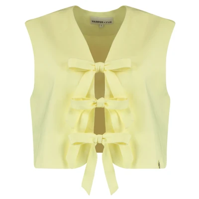 Afbeelding van Harper and Yve Gilet Shelby HS25P202 Licht geel