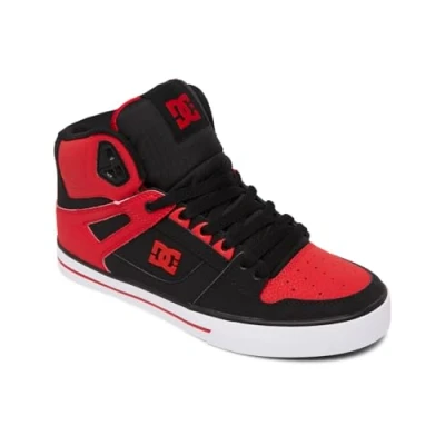 Afbeelding van DC Shoes PURE WC Skateschoenen, Maat: 47, Fiery red/white/black Leer