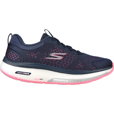 Afbeelding van Skechers 124933 Bolv, damessneakers, marineblauwe textiele felroze bekleding, 38 EU