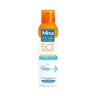 Afbeelding van Mixa Solaire Sensitive Zonnebrandspray SPF 50 200 ml