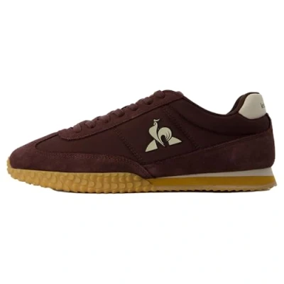 Afbeelding van le coq sportif Veloce I Unisex Sneakers laag, Maat: 43, Chicory coffee Leer en textiel