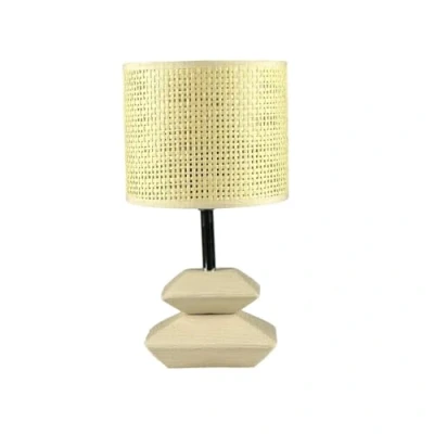 Afbeelding van Bureaulamp Versa Anis Wit Keramisch 16 x 30 cm