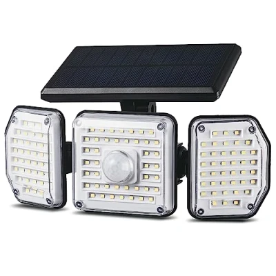 Afbeelding van Maclean Solar LED lamp met bewegingssensor IP65 / 4W 320lm 4000K 3 bedrijfsmodi