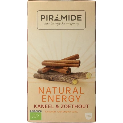 Afbeelding van Piramide Natural Energy Kaneel &amp; Zoethout Thee 20ZK