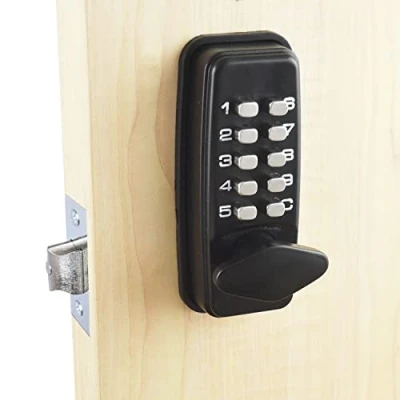 Afbeelding van ShouSiFang Digitaal codeslot, deurslot, weerbestendige keypad combinatie, sleutel, gecodeerde knop, zwart