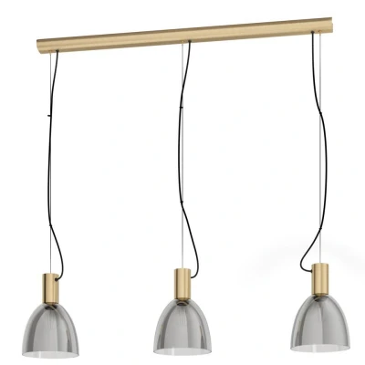Afbeelding van EGLO Lebalio Hanglamp   E27   112,5 cm   Zwart Transparant