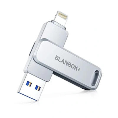 Afbeelding van BLANBOK+ MFI gecertificeerde geheugenstick 256G USB Flash Drive voor iPhone Stick Memory Sticks Fotostick iPhone/iPad/Android/PC