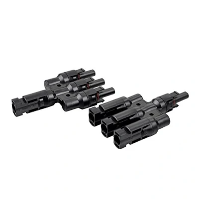 Afbeelding van enjoy solar® 1 paar zonnestekkers T verdeler 3 voudig voor parallelle aansluiting zonnepaneel