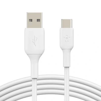 Afbeelding van Belkin BoostCharge USB A to C Cable 1m White