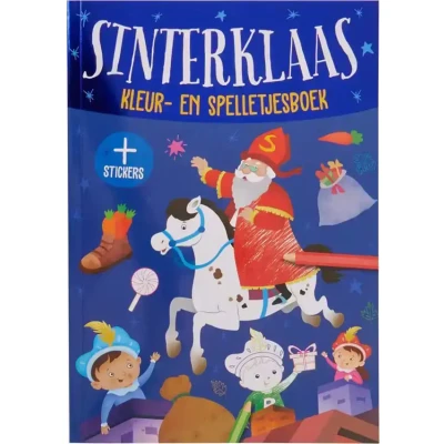Afbeelding van Kleur en Spelletjesboek Sinterklaas